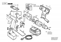 Bosch 0 601 936 856 Gsr 12 Vsh-2 Cordless Screw Driver 12 V / Eu Spare Parts